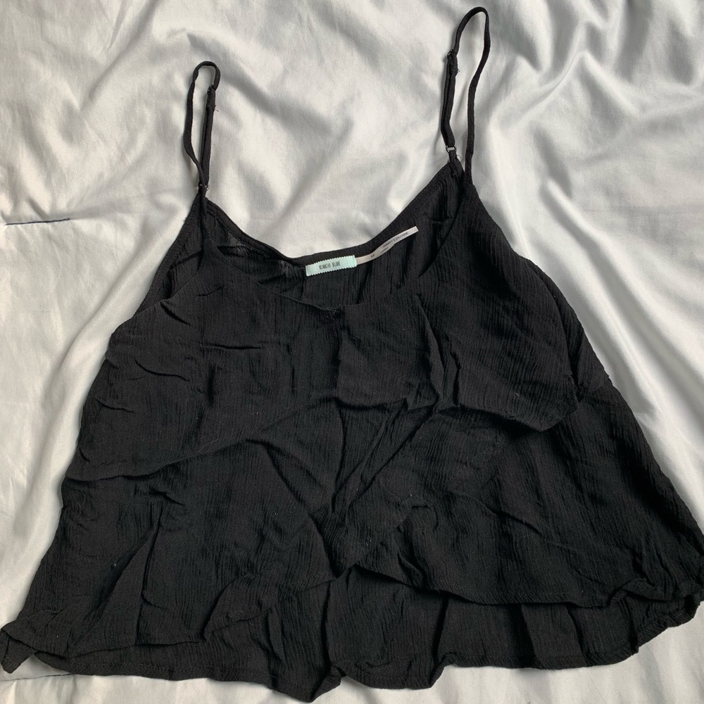 Kimchi Blue / Urban Outfitters Black Cropped Tank